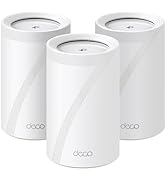 TP-Link Deco BE65 Wi-Fi 7 Mesh WLAN Seti (3'lü Paket), Tri-Band 5760 Mbit/s (6 GHz) + 2880 Mbit/s (5 GHz)