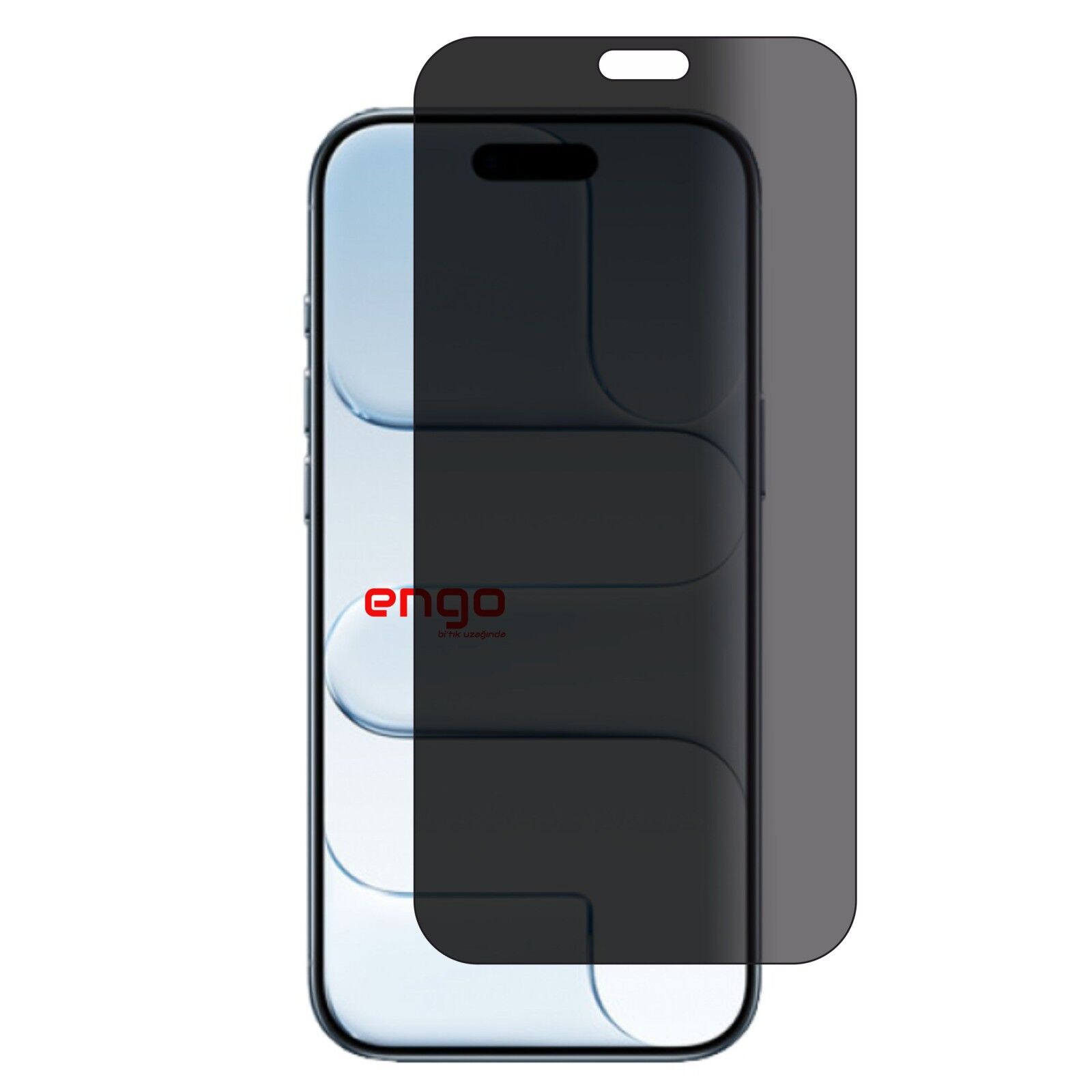 Engo Apple iPhone Air 6.5 inç Hayalet (Privacy) Ekran Koruyucu Gizlilik ve Koruma
