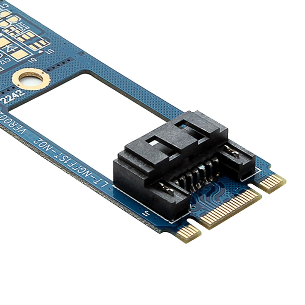 M.2 NGFF to 7 Pin SATA III Adapter Converter Board Card for Windows / Linux
