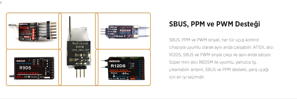 RADIOLINK AT10II Uzaktan Kumanda