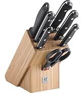 ZWILLING TWIN Chef 2 Bıçaklı Bıçak Bloğu 8 Parçalı, Paslanmaz Özel Çelik, Bambu Blok