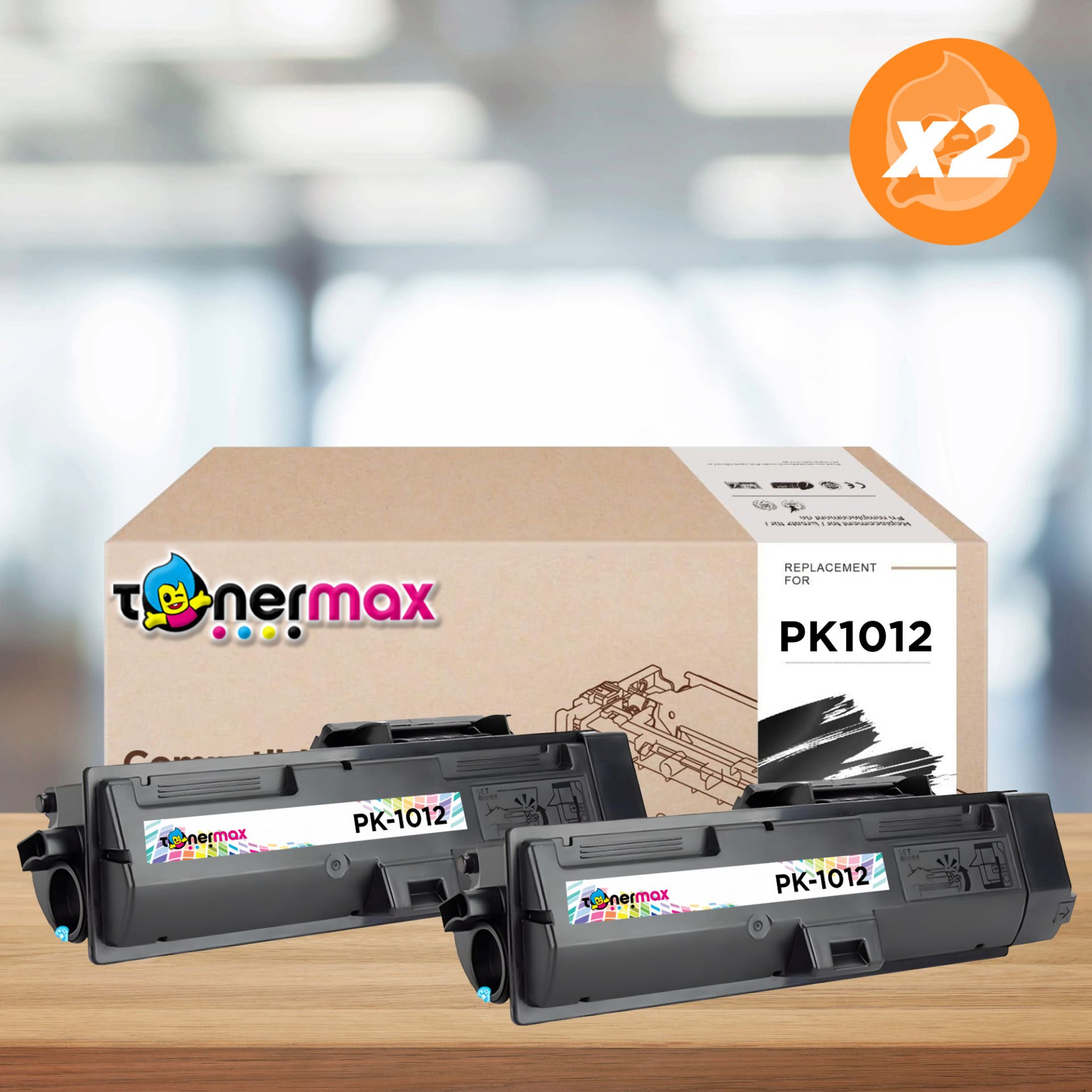 tonermax Utax PK-1012 Muadil Toner 2'li Avantaj Paket / Fiyatı