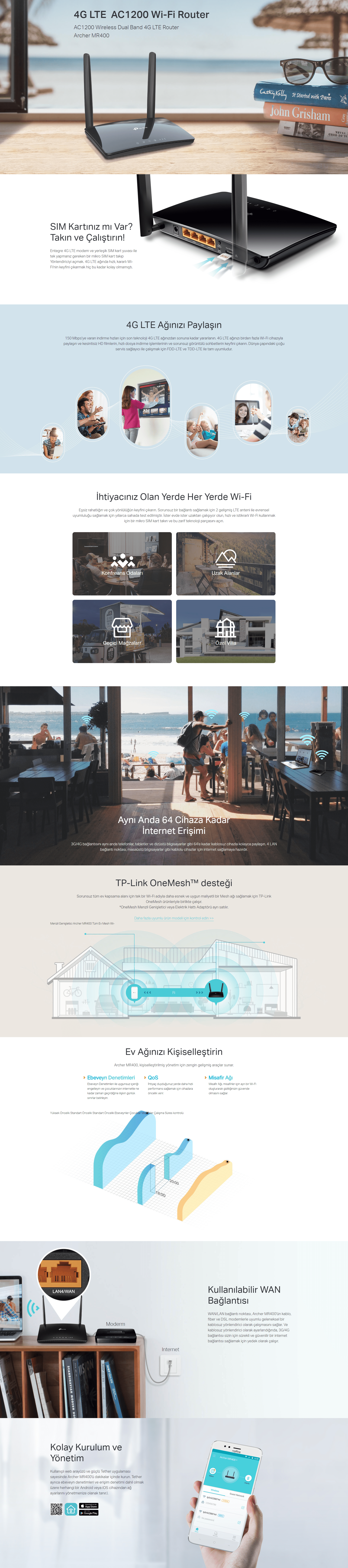 sim kart destekli modem router access point