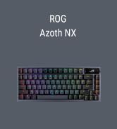 ASUS ROG Azoth - Üç Modlu Bağlantılı Mekanik Oyun Klavyesi, OLED Ekran, Eklem Montajı...