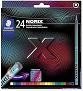 STAEDTLER Boyama Kalemleri - NORIX - 24 Farklı Renk - 24'lü Paket, 186 C24