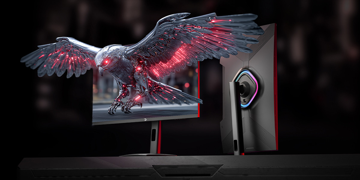 GamePower Lunis L20 24″ 240Hz 0.5Ms VA FHD RGB Pivot Gaming Monitör (Ölü Pikselde Anında Değişim)
