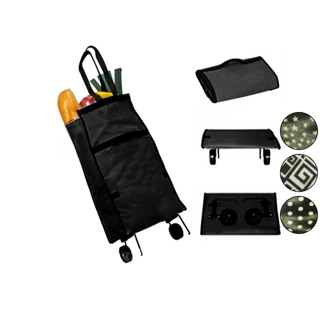 Portatif Katlanabilir Pazar Arabası