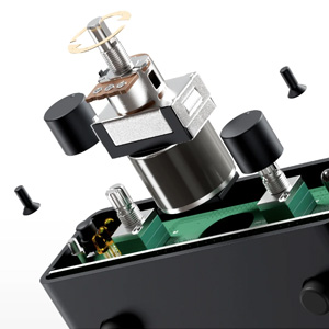 Fosi Audio P4: Motorised potentiometer