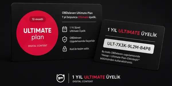 OBDeleven 1 Yıllık Ultimate Üyelik Planı