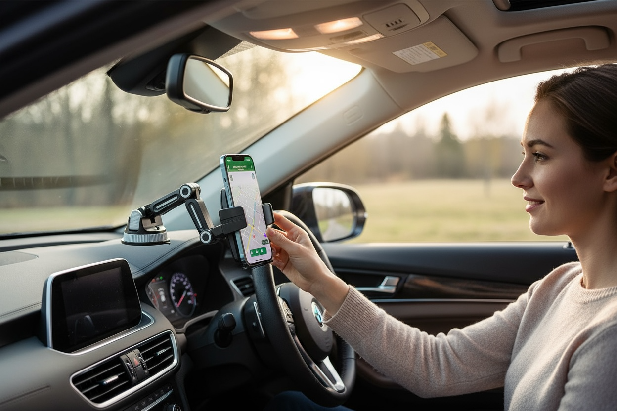 X251 vakumlu araç içi telefon tutucu