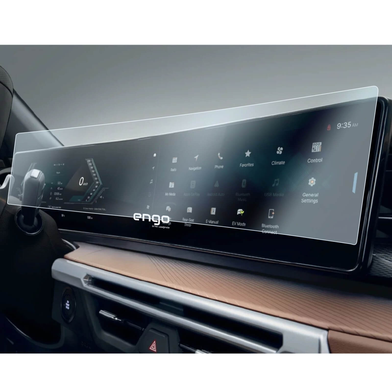 SsangYong Musso EV 12.3 Ekran Koruyucu Multimedya Göterge