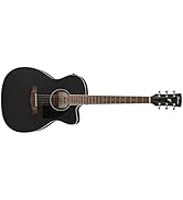 Ibanez PC14MHCE-OPN PF Serisi - Akustik Gitar - Yıpranmış Siyah