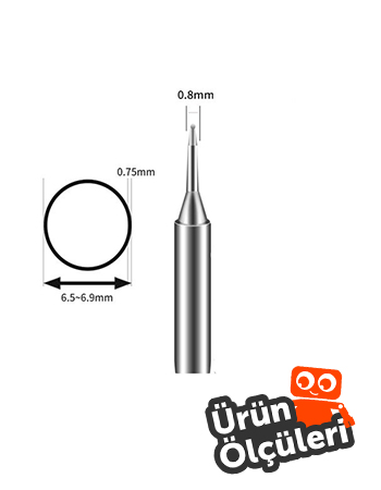 Bakon 600-08C Havya Ucu Ölçüleri