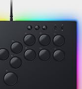 razer kitsune - ps5 ve pc için all-button optik arcade denetleyicisi (hassas dörtlü hareket düğmesi...