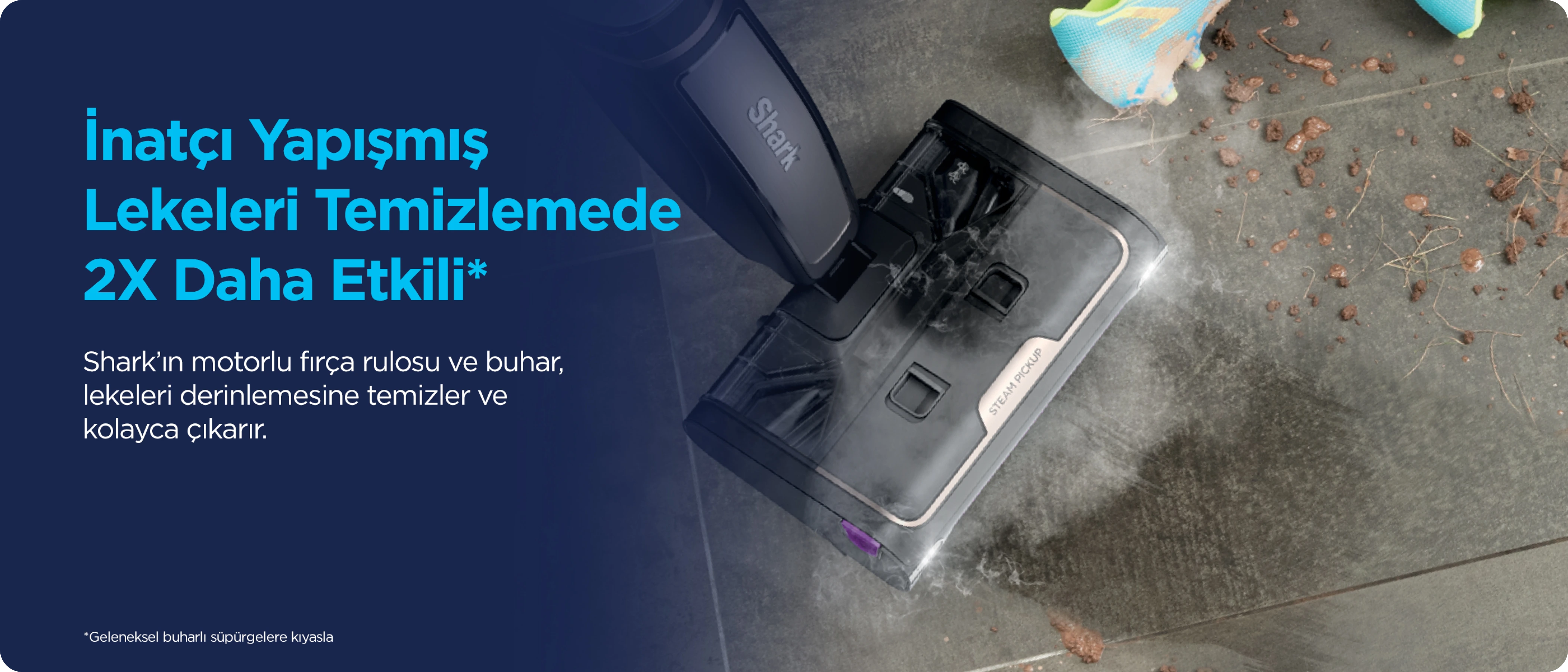 Shark SpeedStyle Cleaner in action