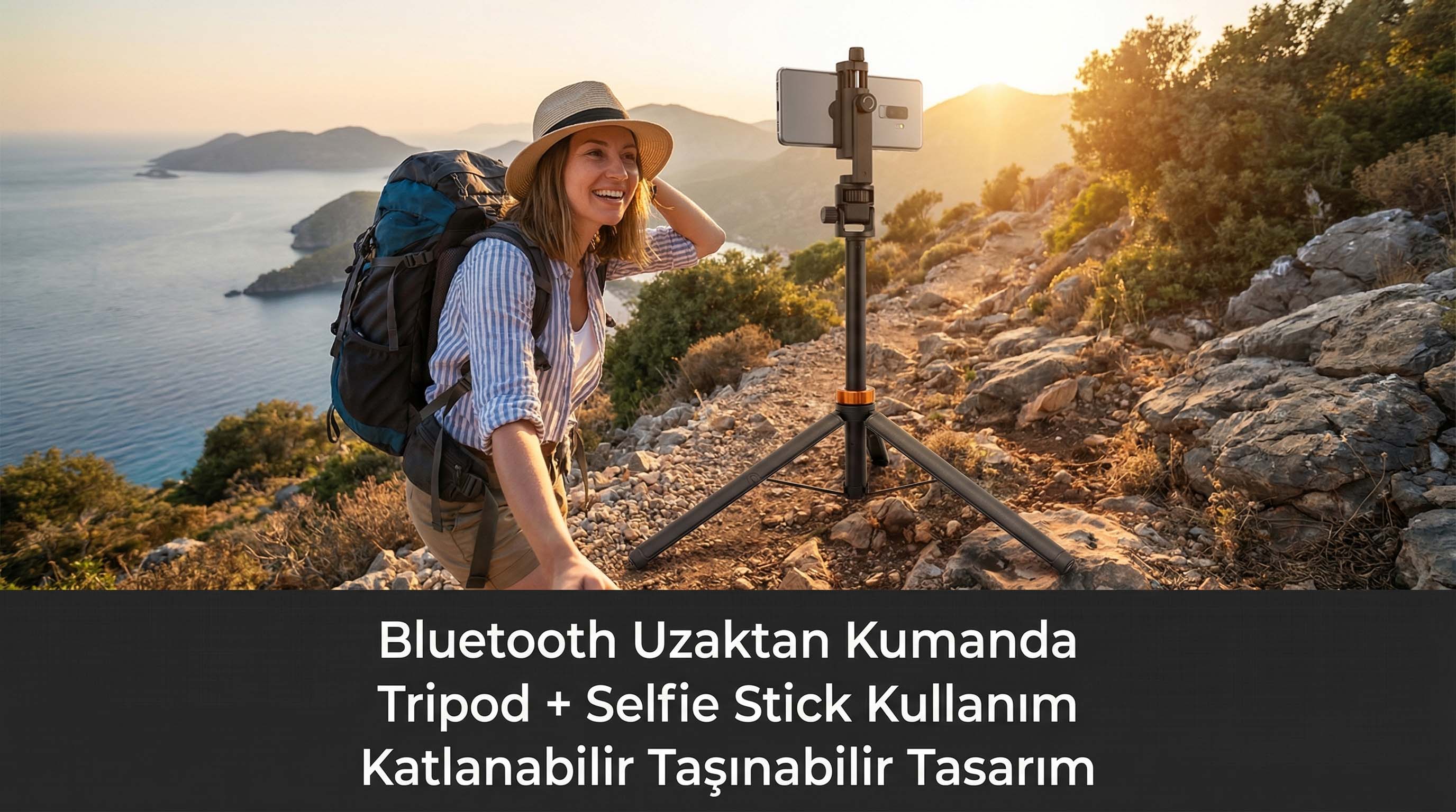 kingjoy m080 selfie tripod görseli 2