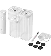 Zwilling Fresh & Save Cube vakumlu başlangıç seti, S beden, 6 parçalı vakumlu saklama seti,