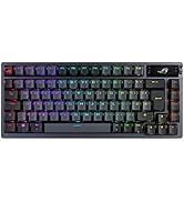 ASUS ROG Azoth kablosuz mekanik oyun klavyesi (%75 form faktörü, ROG NX anahtarları, PBT Double...