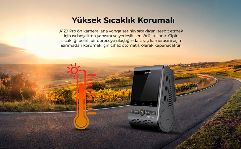 A129 Duo Pro,Viofo,A129 Pro, araç kamerası