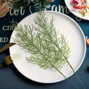 10 çam i̇ğnesi - çok yönlü sahte çam yaprağı sapları i̇yileşmek ve tüm ev dekorasyonu i̇çin - diy çelenkleri, noel, cadılar bayramı, paskalya, , juneteenth için plastik yeşillik - kap dahil değil ayrıntılar 3