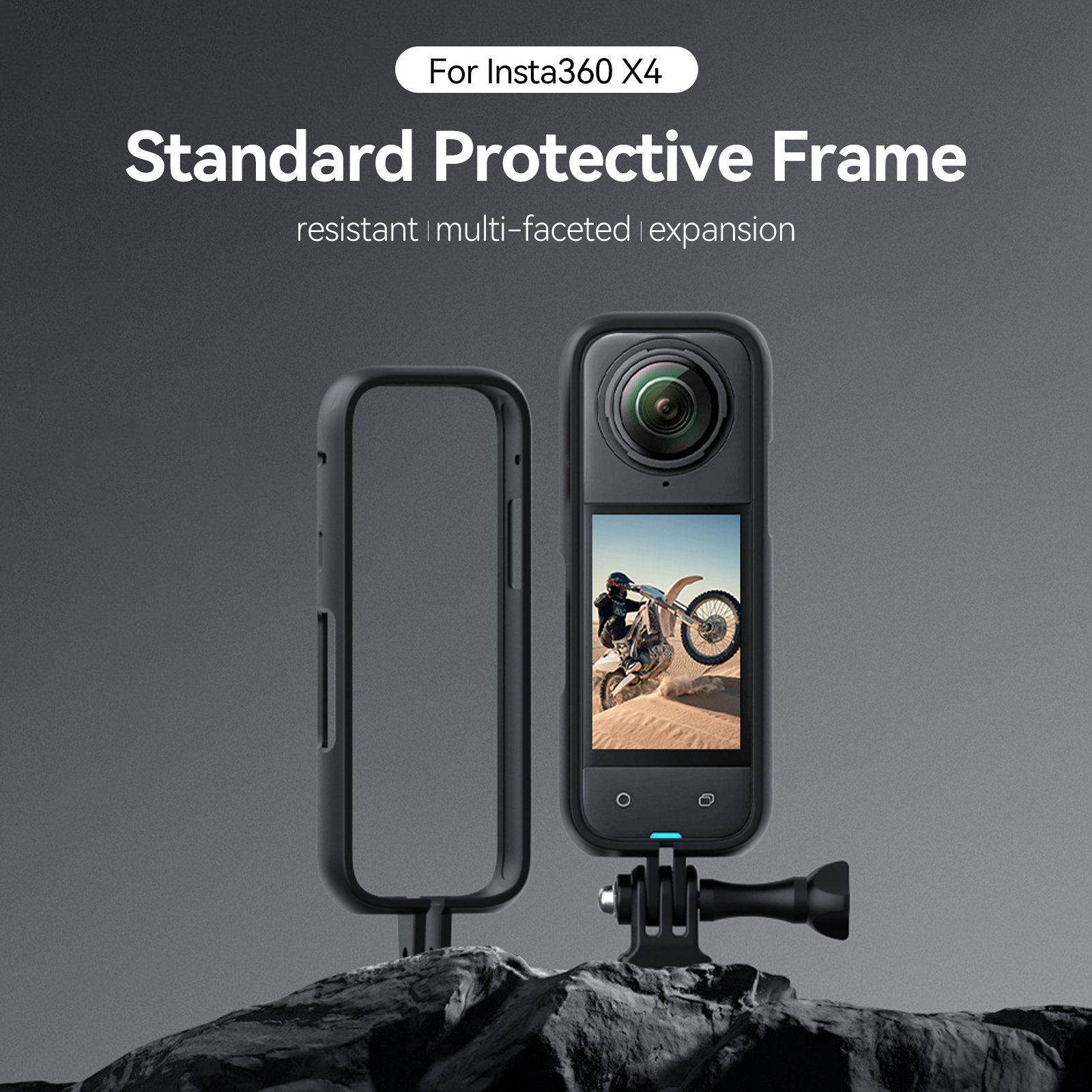 TELESIN Insta360 X4 Platik Çerçeve 