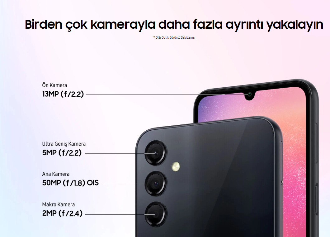 İkinci El Samsung Galaxy A24 Kamera