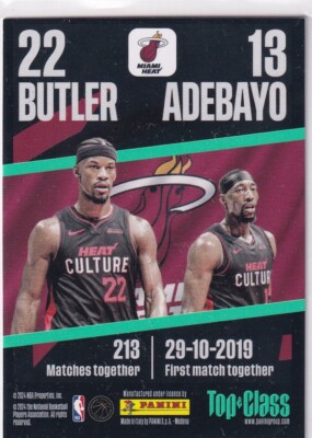 2024 Top Class NBA Basketball No. 221 Bam Adebayo Jimmy Butler Synergy