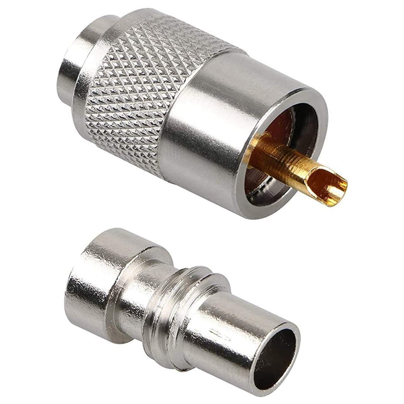 Conector Tipo N Macho Cabo LMR-400 / RG-213 - Ref N-AIR 2 Pinos Made In Germany Corpo Robusto