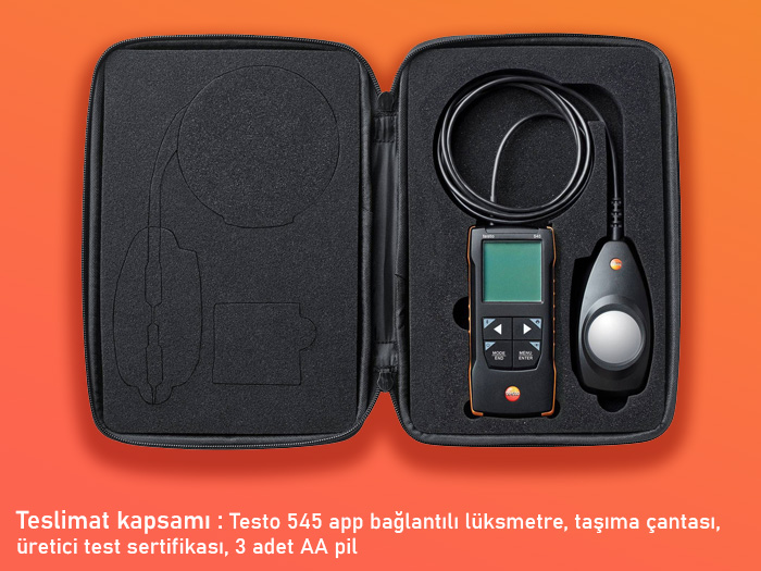 testo ışık ölçer