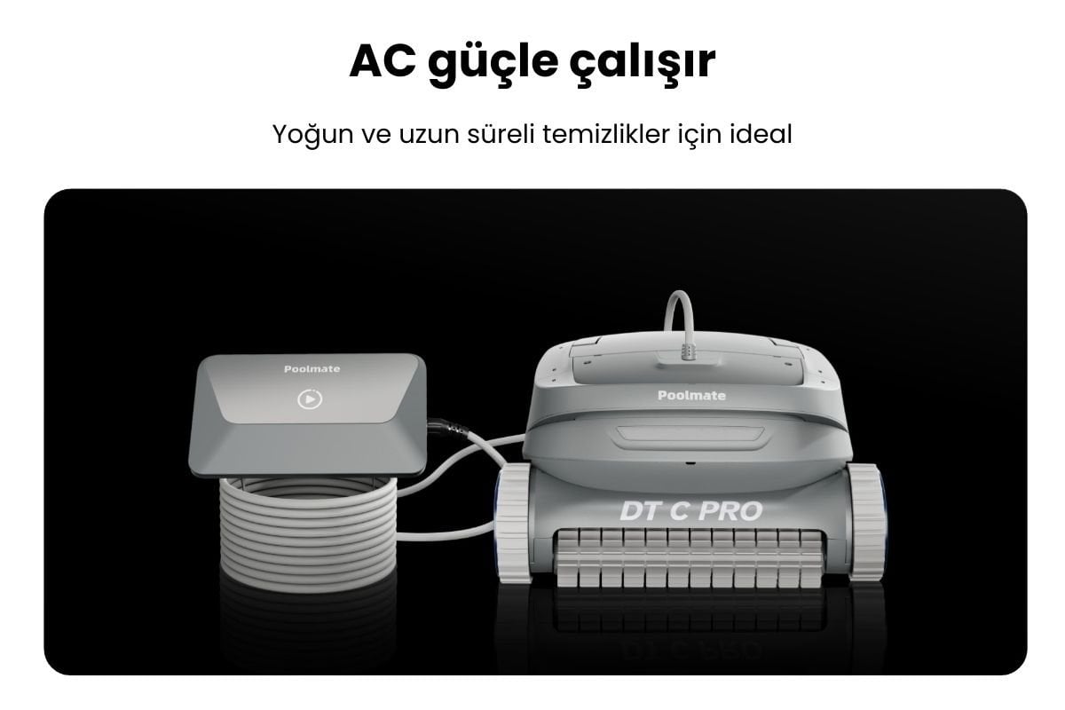Poolmate DTC Pro havuz robotu güçlü ve kararlı performans