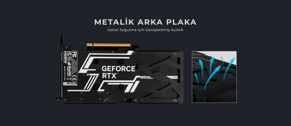 Galax Geforce Rtx 5060 Ti 1 Click Oc 8gb Gddr7 128 Bit Dlss 4 Ekran Kartı (56isn8mdcpct) H8