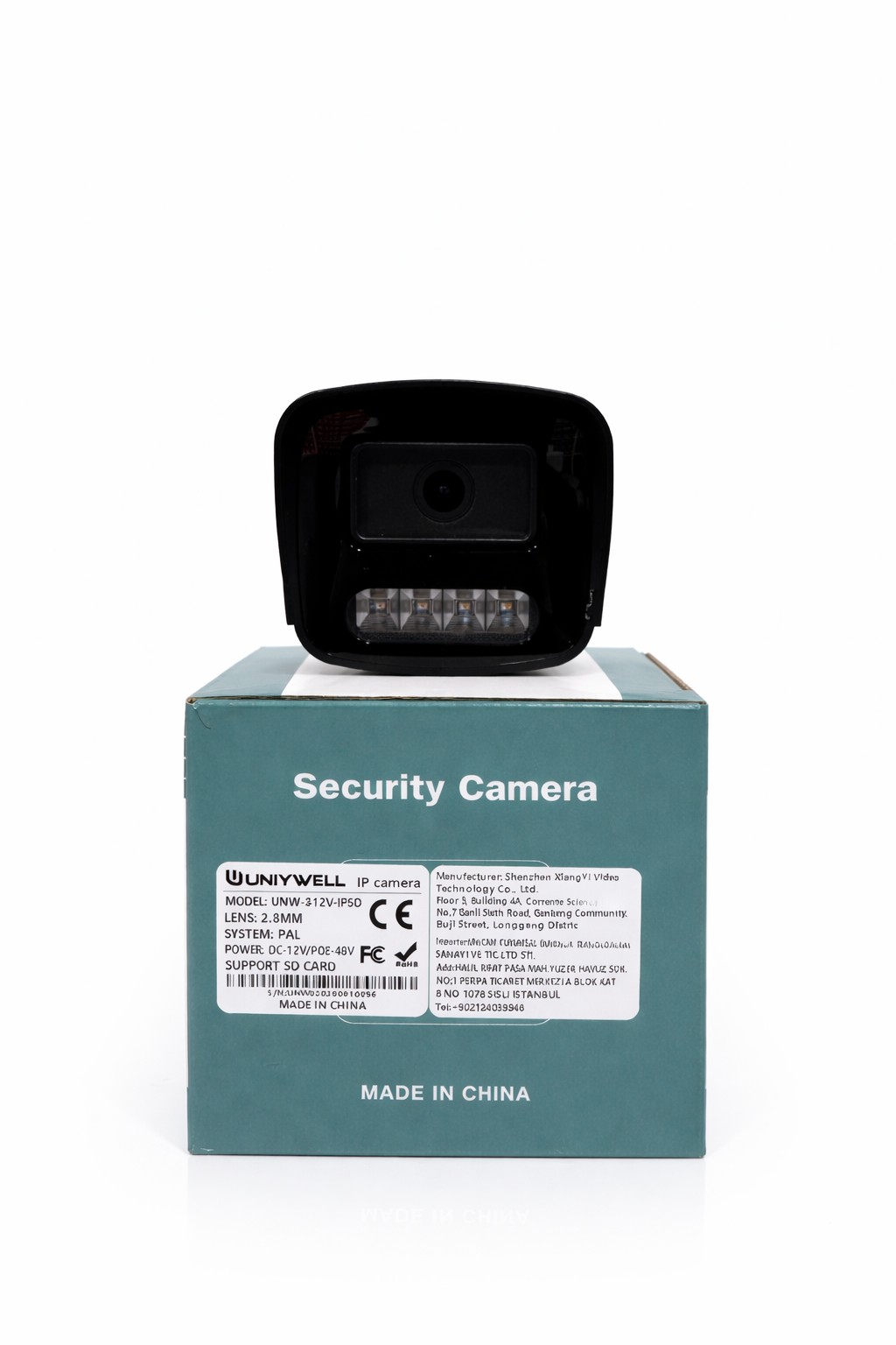 UNIYWELL İP DUAL LED BULLET KAMERA (AKILLI ÇİFT IŞIK)