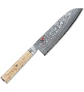 Miyabi 34374-181 Santoku/şef bıçağı, çelik, 18 cm, gümüş / huş ağacı