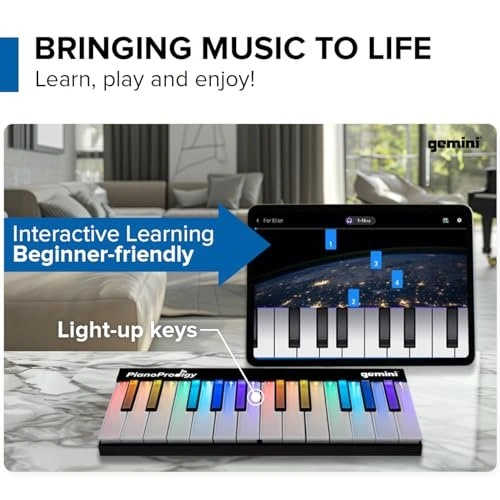 Gemini GPP-101 Expandable 24-key BT light keyboard // 3