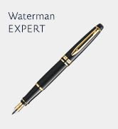 Waterman Expert Dolma Kalem | Parlak Siyah Süs Parçaları 23 K Altın | Dolma Kalem