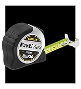 Stanley 5-33-891 Metrik/Imperial Fatmax Xtreme Bant Ölçüsü, 8m/26'