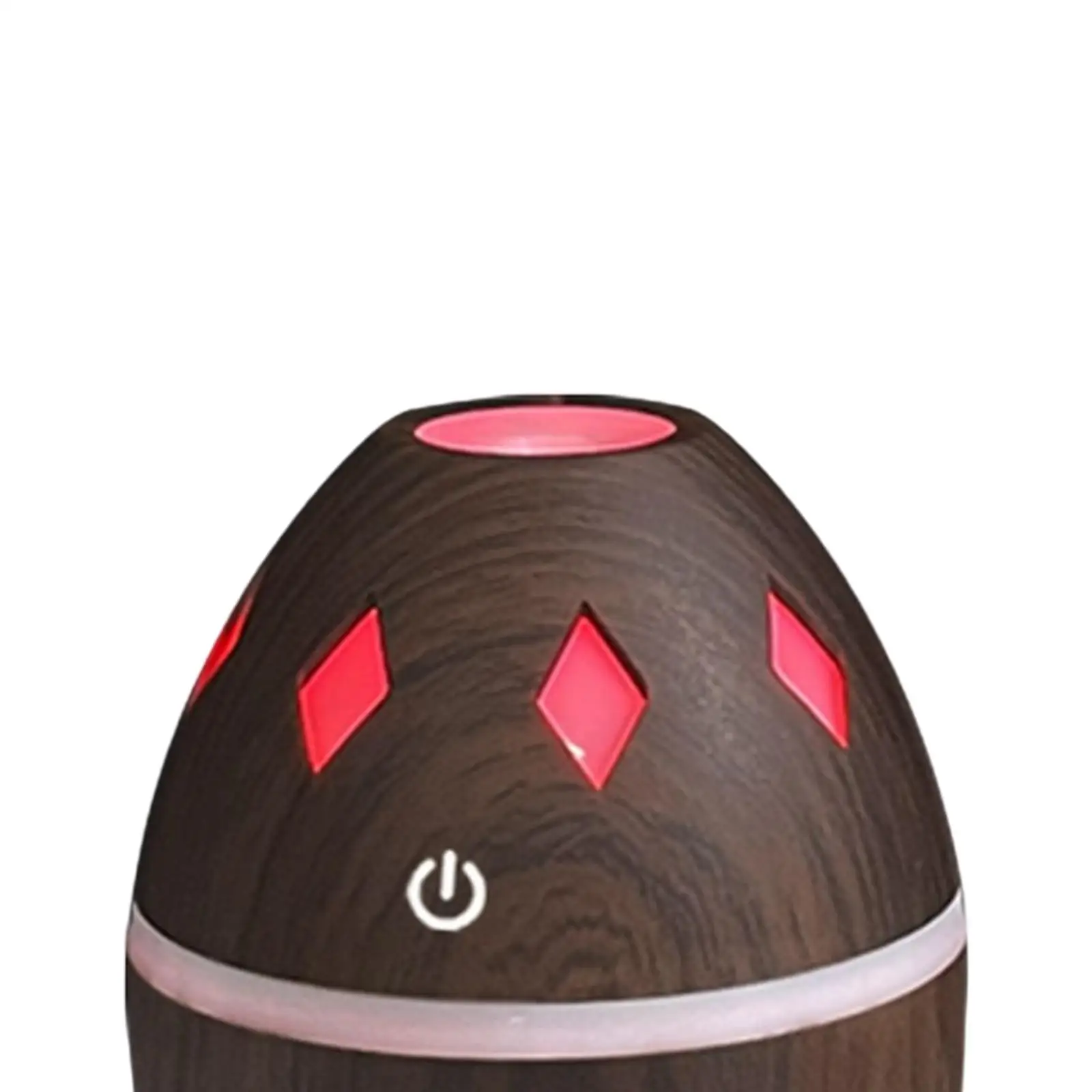 Cool Mist Humidifier, Silent Portable Wood Grain Air Humidifier for Tabletop Nursery Living Room