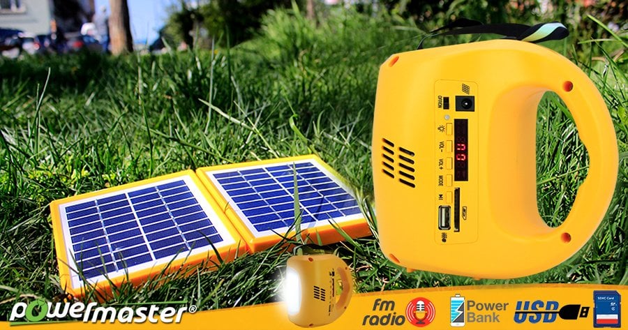 Powermaster Şarjlı Solar Aydınlatma Seti Tek Panelli 33399