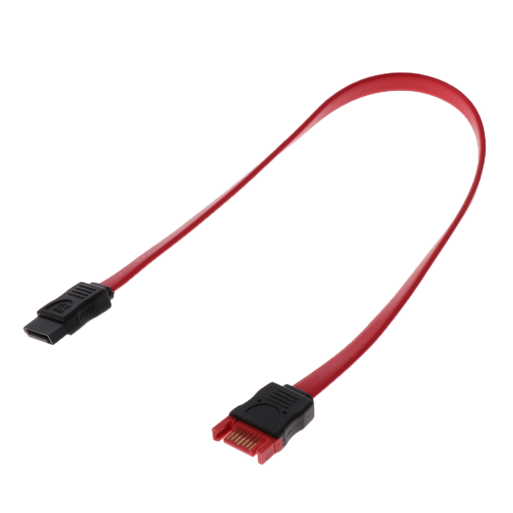 36cm Straight SATA Male To Female Cable Serial ATA Data Lead For