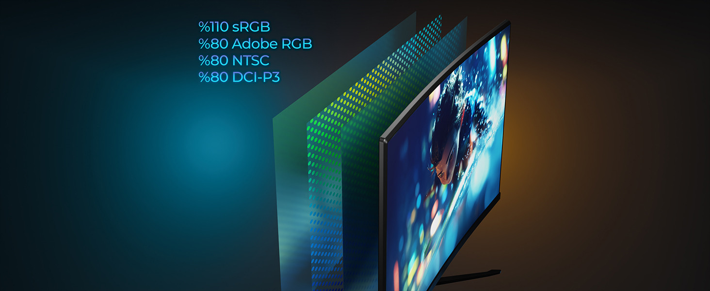 James Donkey Rion R10 24″ 165Hz 1Ms FHD VA Gaming Monitör (Ölü Pikselde Anında Değişim)