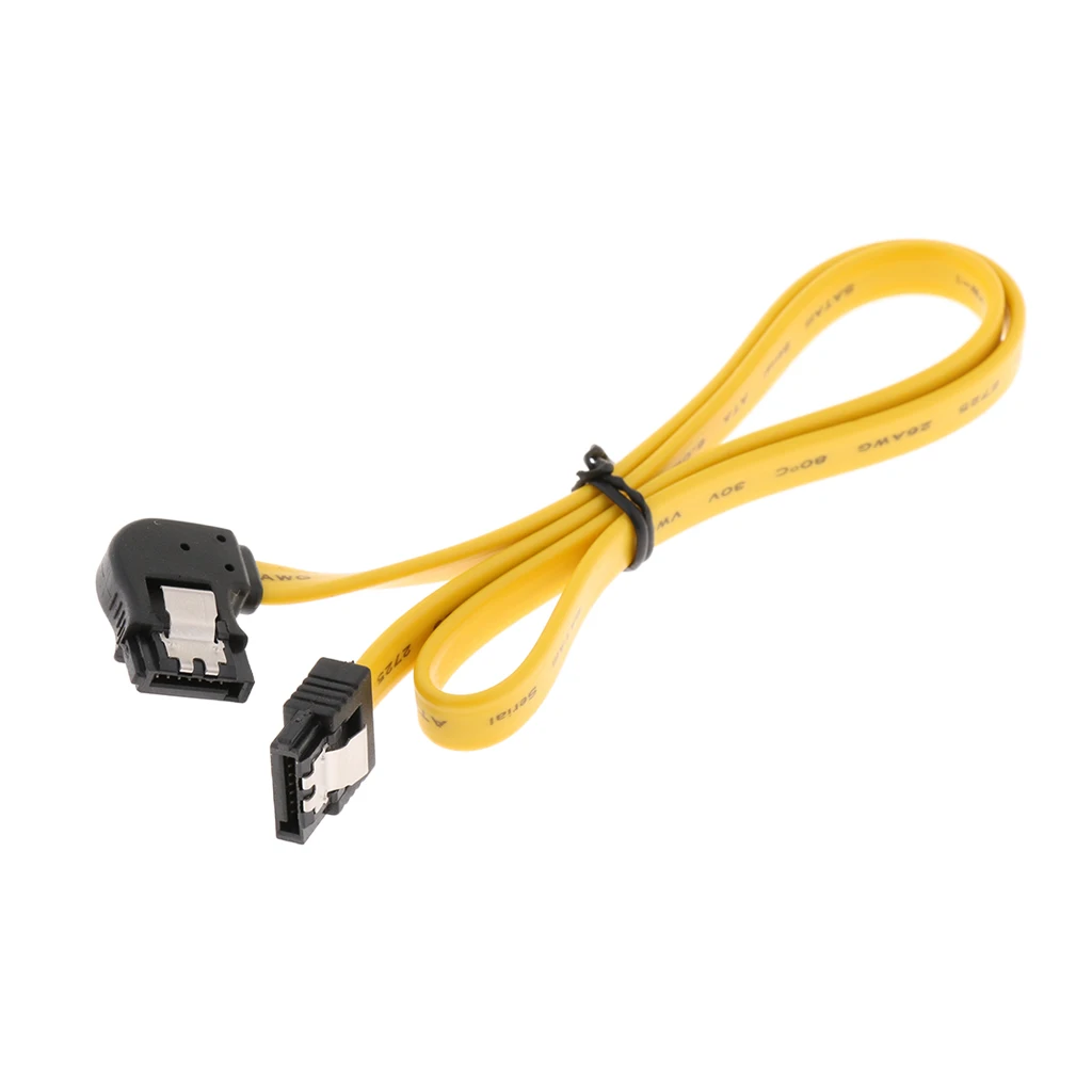 SATA 3.0 Data Cable 50cm/20'' for HDD SSD with Latching Lock 26AWG 6Gbps