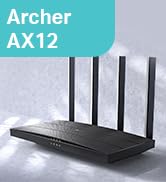 TP-Link Archer AX12, AX1500 Wi-Fi 6 Gigabit Portlu Kablosuz Router, Fiber Destekli, 4 Gigabit LAN...