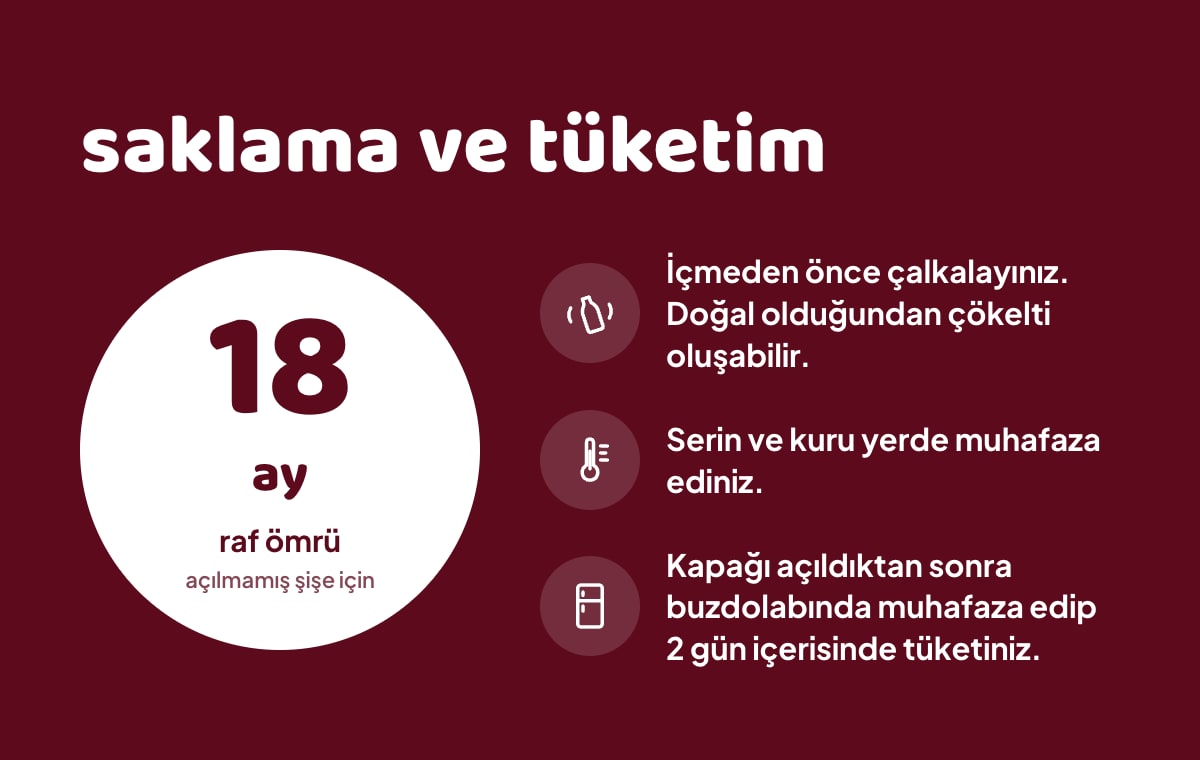 FLAVZ %100 Vişne Suyu 250 ml bilgi görseli 4