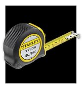 STANLEY Tylon 8m/26ft Cep Bant Ölçüsü, Tru-Zero End Kanca, Tylon Kaplı Bıçak, 1.75m Bant Stan...