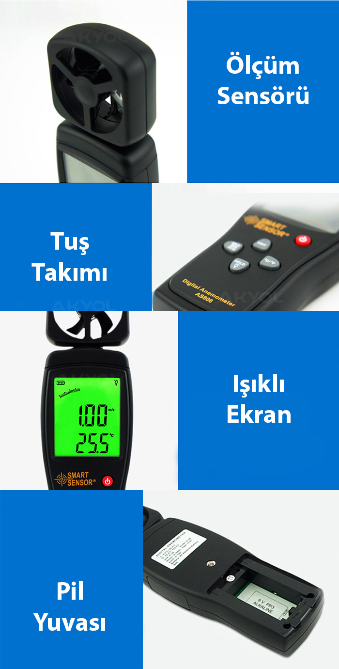 Smart-sensor-rüzgar-ölçer