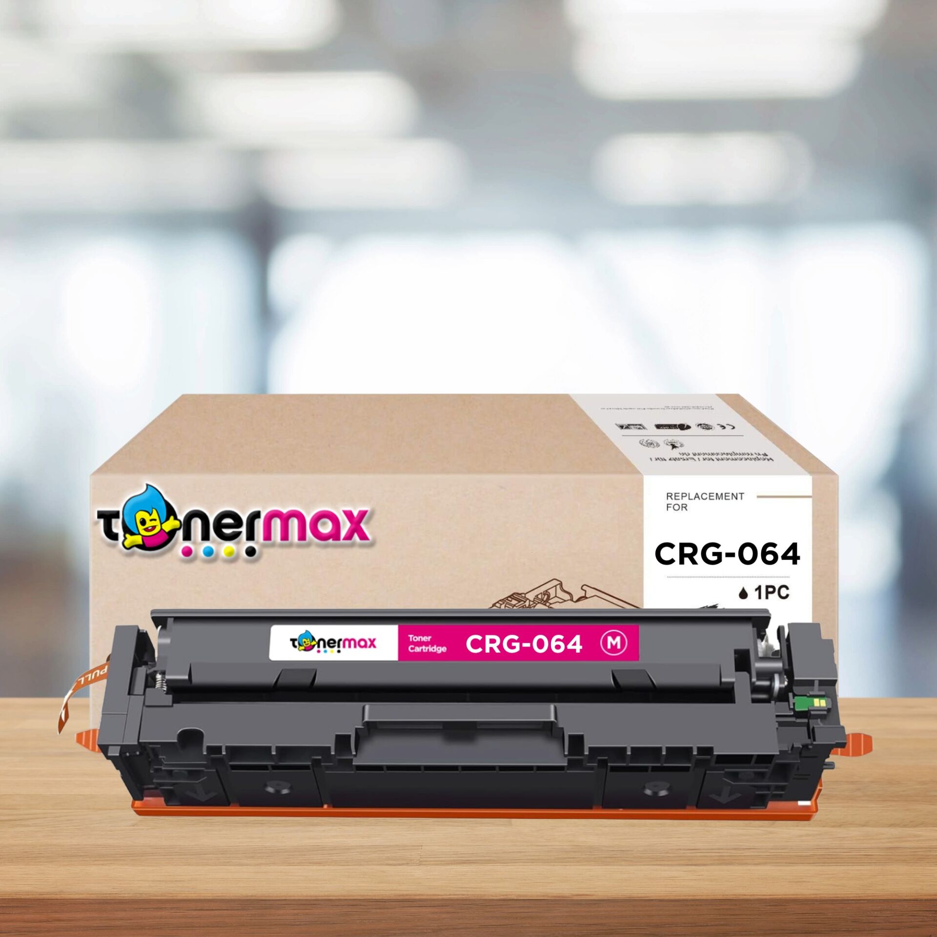 Tonermax CRG-064 Muadil Toner Kırmızı - LBP-722Cdw / MF-832Cdw -Çipli