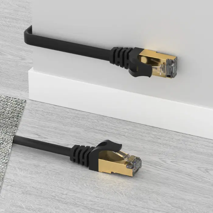 Unitek CAT7 5Mt Flat Patch Ethernet Kablosu C1897BK-5M