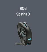 ASUS ROG Spatha X - Kablosuz oyun faresi (manyetik şarj tabanı, 12 programlanabilir düğme...