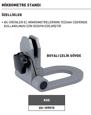 Mikrometre Standı