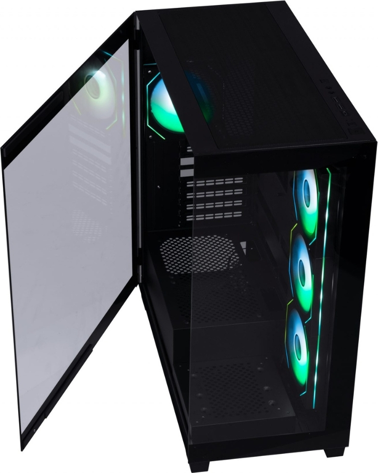 Bitfenix Ceto Premium Black 750W 80+ Bronze PSU 4x120mm FRGB Fan ATX Temperli Cam Siyah Gaming Kasa 